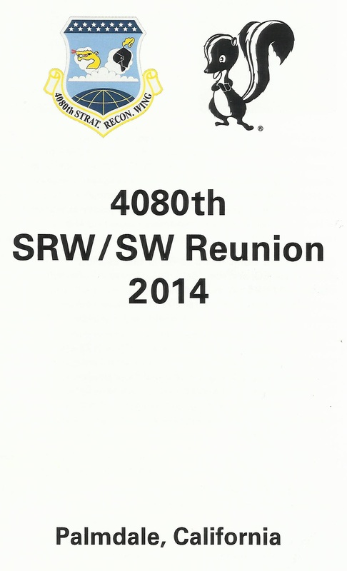 Front page of 2014 4080th SRW/SW Reunion Program